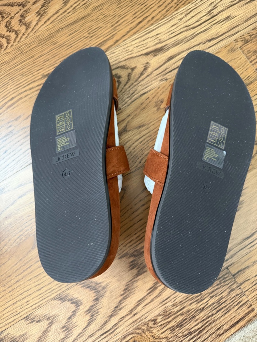 J. Crew Colbie Wide Strap Sandal Slide in Suede Size 8.5 NWT - Picture 5 of 5